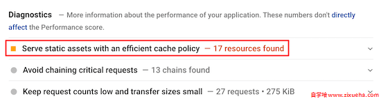 effecient-cache-policy-warning