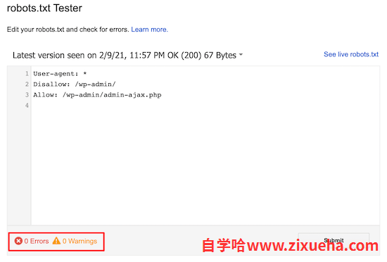 robots-txt-tester-results